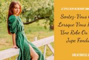 Sentez-vous Chic Lorsque Vous Portez Une Robe Ou Une Jupe Fendue