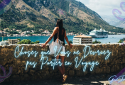 Choses que vous ne devriez pas porter en voyage